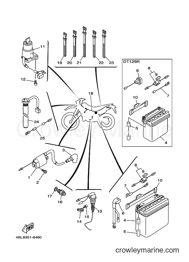 1998 Dirt Bike DT125RE - DT125RE (4DK8) [010] - ELECTRICAL 1
