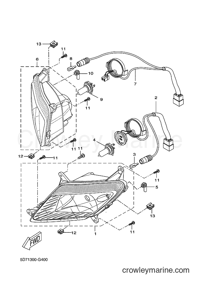 2016 Sport Bike YZF-R125 - YZF-R125 (5D7S) [090] - HEADLIGHT