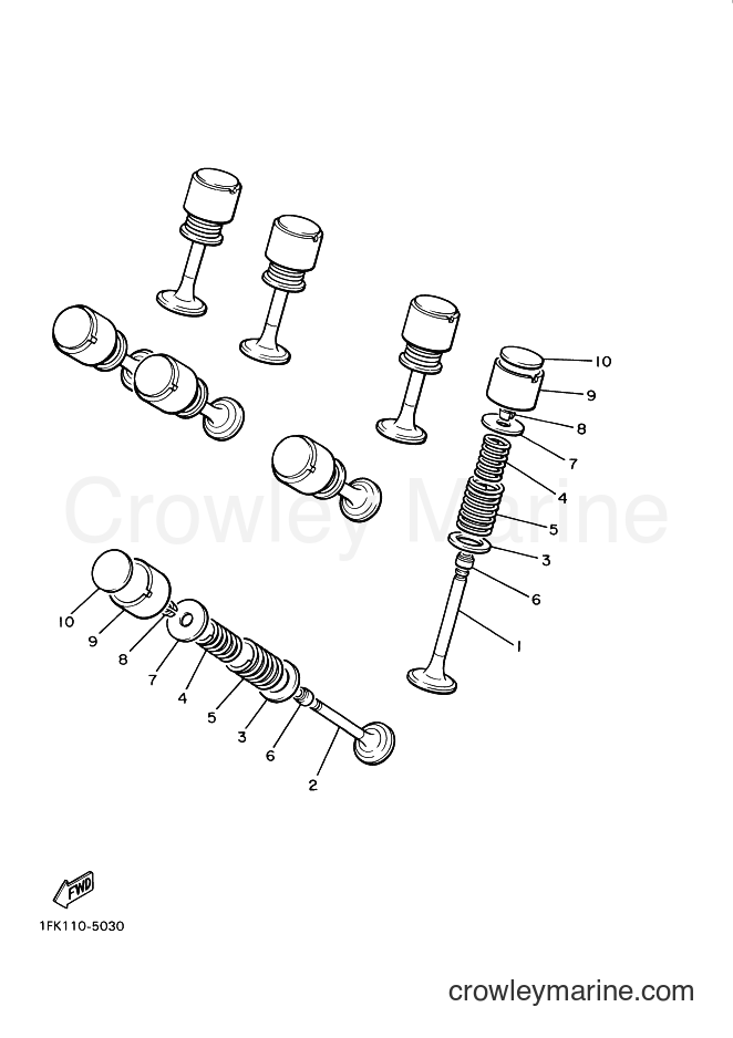 Yamaha Motors VMX12 (3LRB) [050] - VALVE