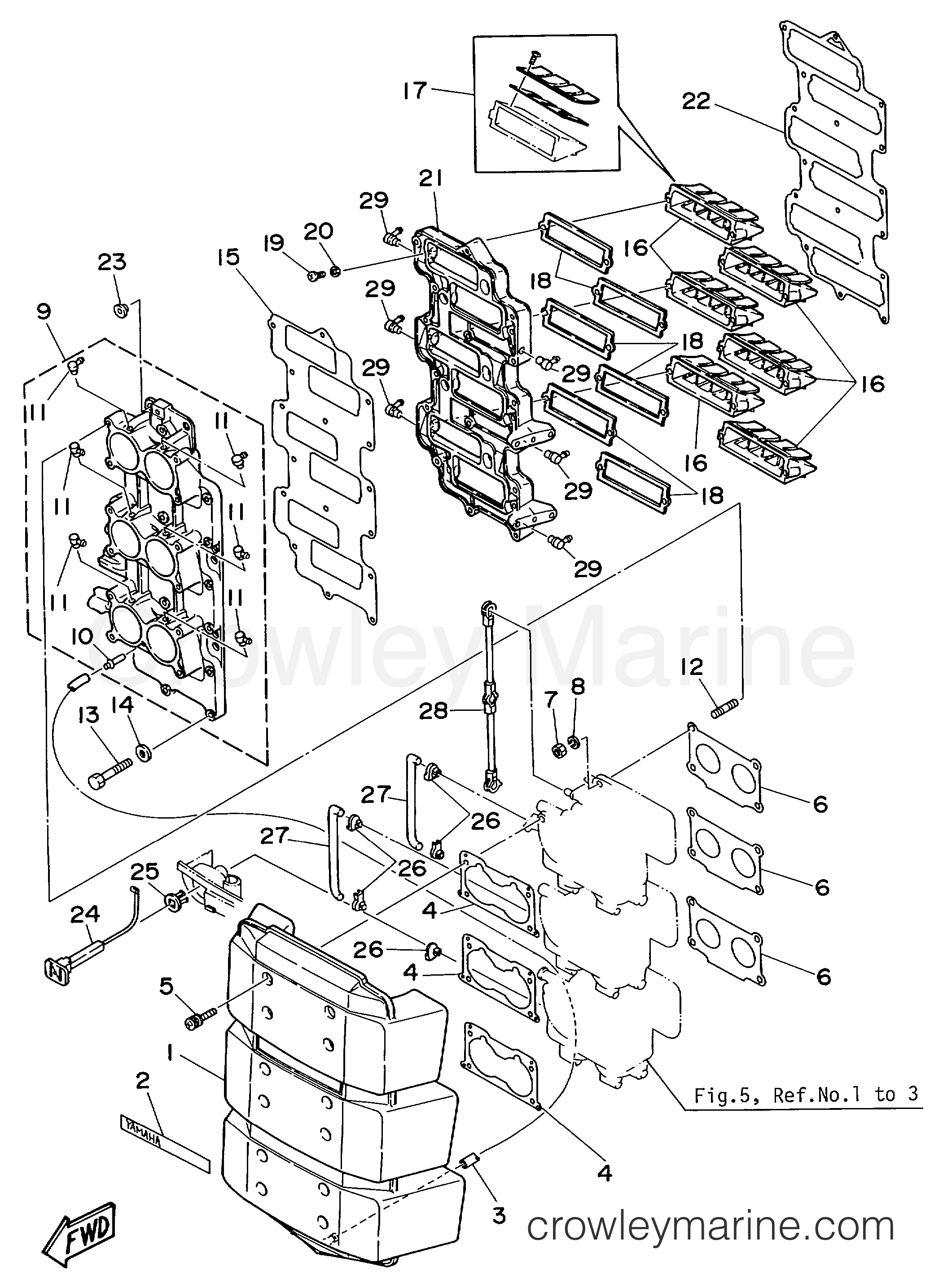 Yamaha Motors V6EXCELXH - AIR FILTER