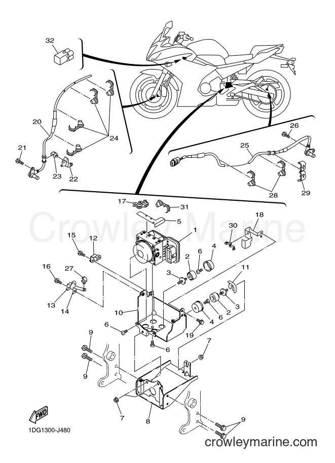 2011 Street Bike XJ6FA - XJ6FA (1DG2) [040] - ELECTRICAL 3