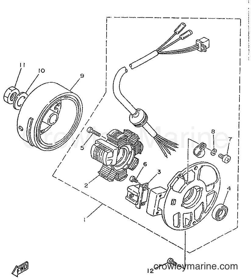 Yamaha Motors YA50R (4PC6) [999] - GENERATOR