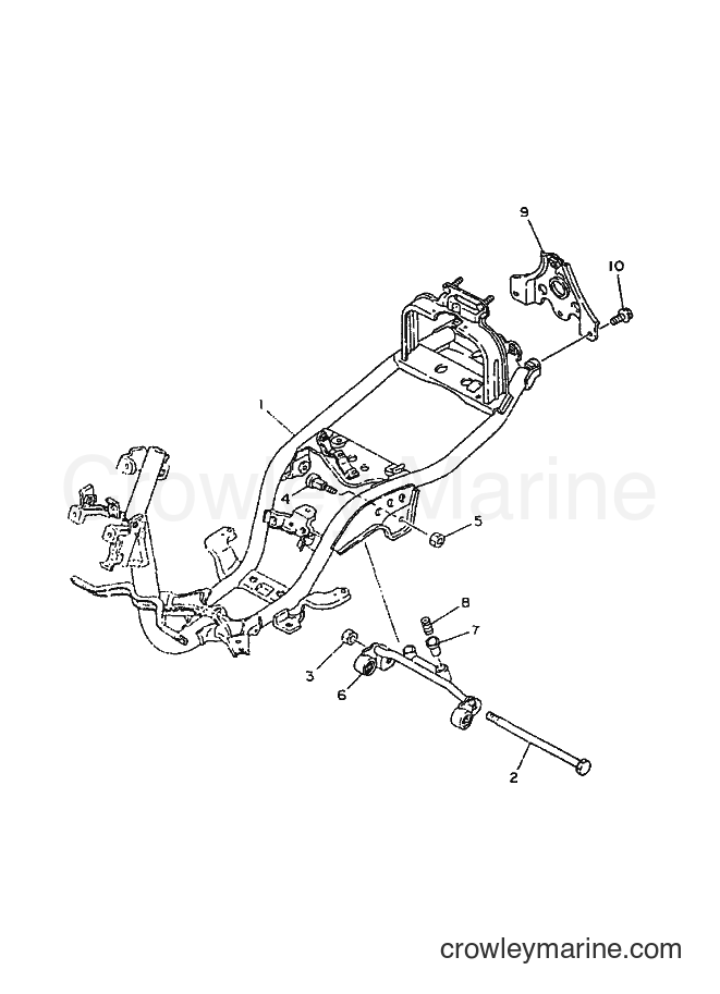 1999 Scooter CY50R - CY50R (3WG8) [010] - BASTIDOR