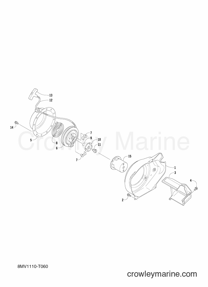 2018 Snowmobile SRX120 - SRX120 (8MV2) [010] - AIR SHROUD & STARTER