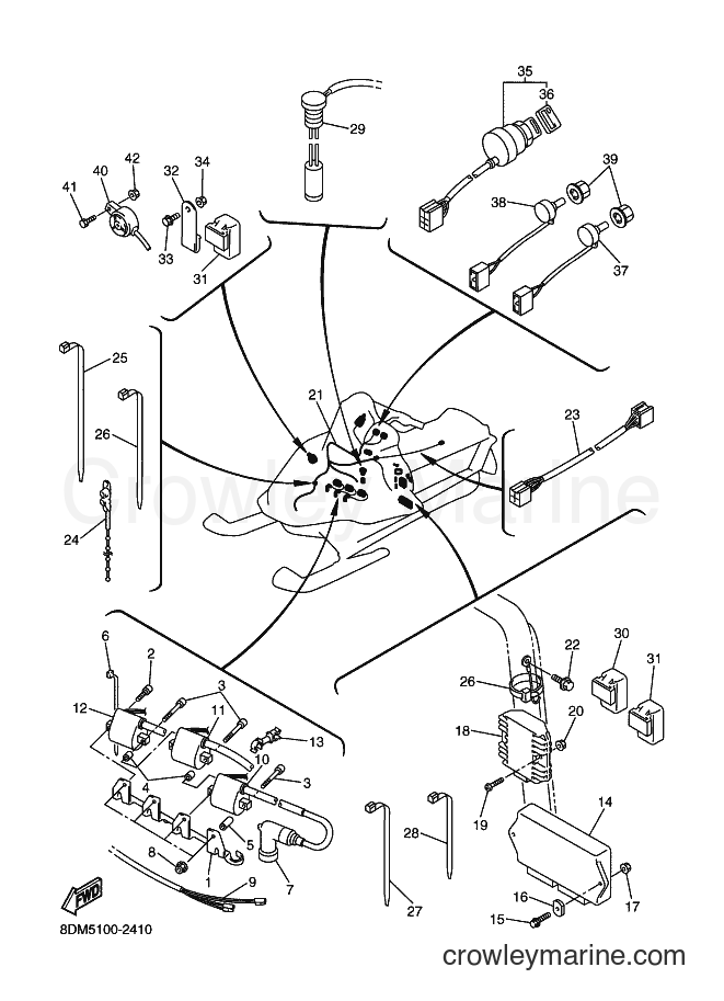 Yamaha Motors VT600 (8EB4) [020] - ELECTRICAL 1