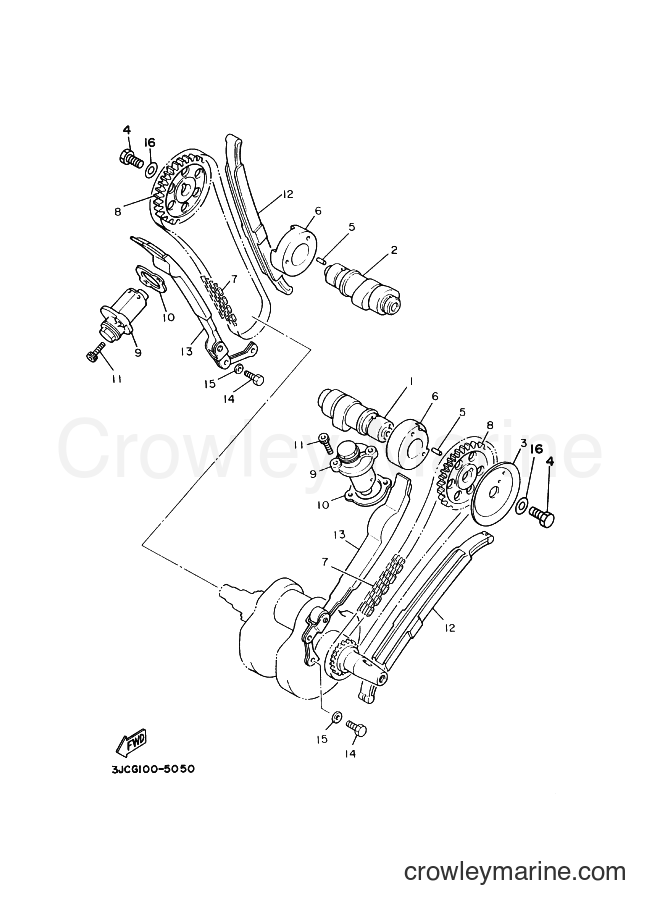 1996 Cruiser XV535S - XV535S (4KUS) [999] - CAMSHAFT & CHAIN
