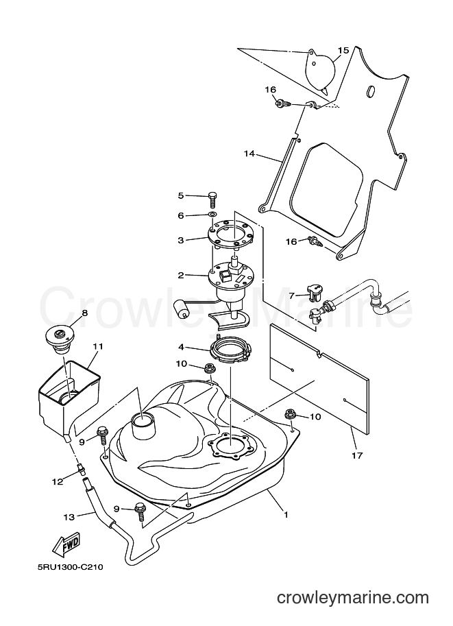 Yamaha Motors YP400A (5RUJ) [010] - FUEL TANK