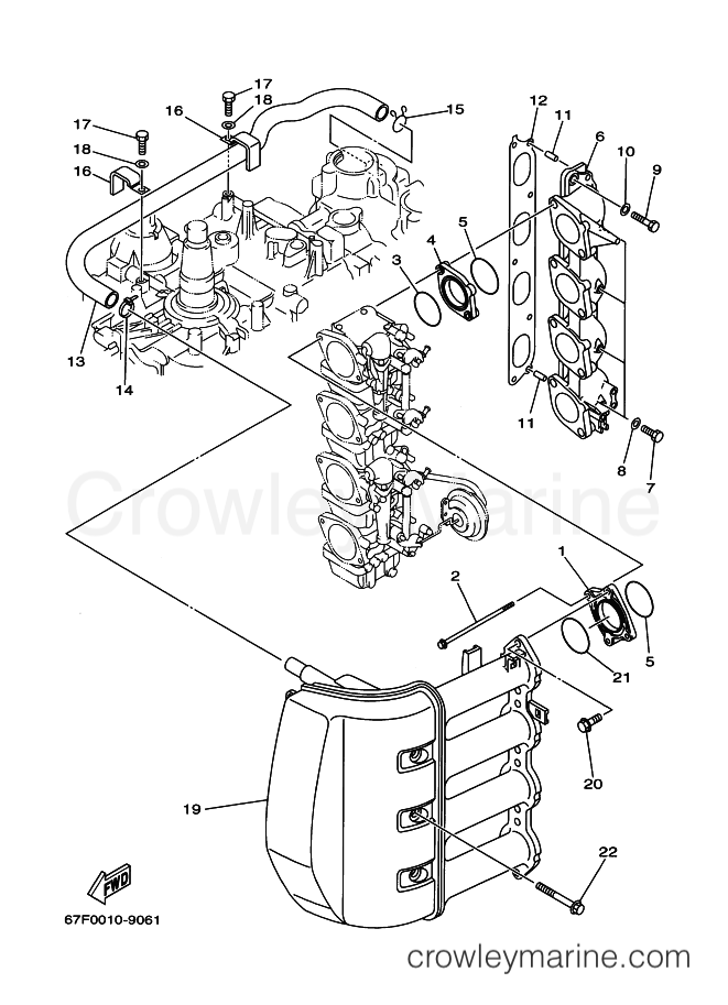 Yamaha Motors F100B (60C8) [140] - INTAKE
