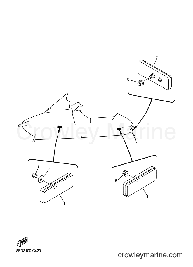 2004 Snowmobile SXV700 - SXV700 (8EN4) [020] - ELECTRICAL 3