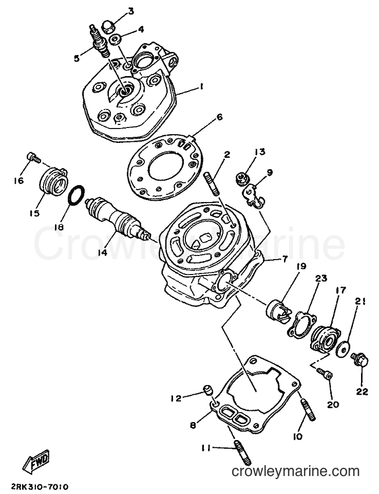 Yamaha Motors TZR125 (3PC2) [999] - CYLINDER