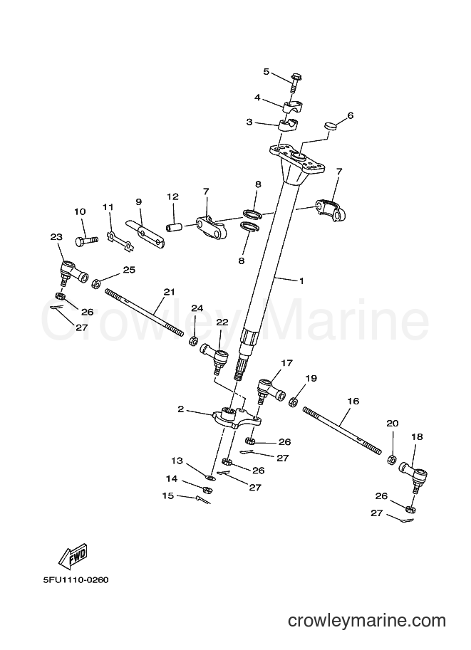 2000 ATV YFM400FWN - YFM400FWN (5FU3) [010] - STEERING