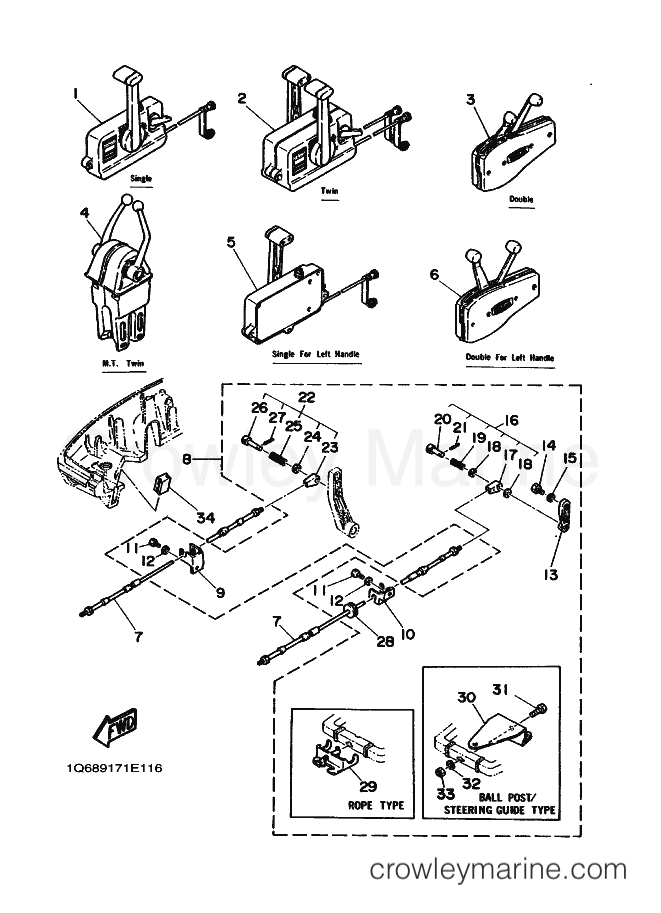 Yamaha Motors 30A (689) [040] - REMOTE CONTROL