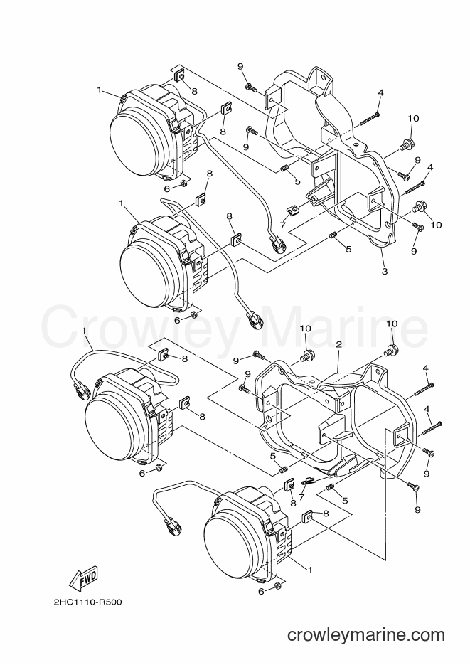 Yamaha Motors YXZ1000ETS (B577) [010] - HEADLIGHT