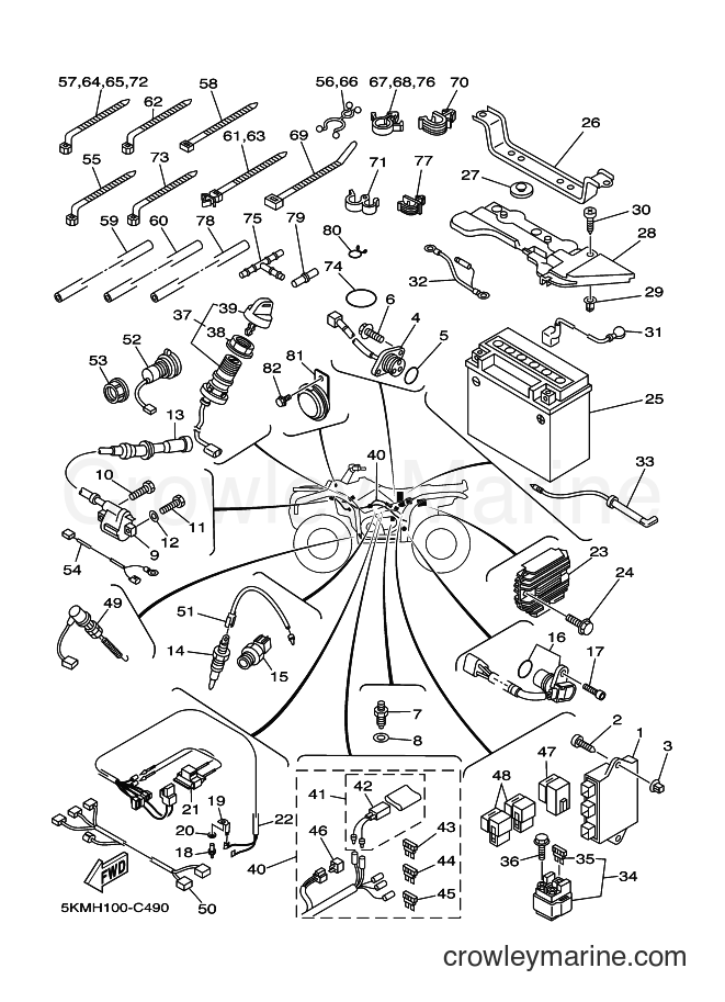 2005 ATV YFM660FWA - YFM660FWA (2C65) [010] - ELECTRICAL 1