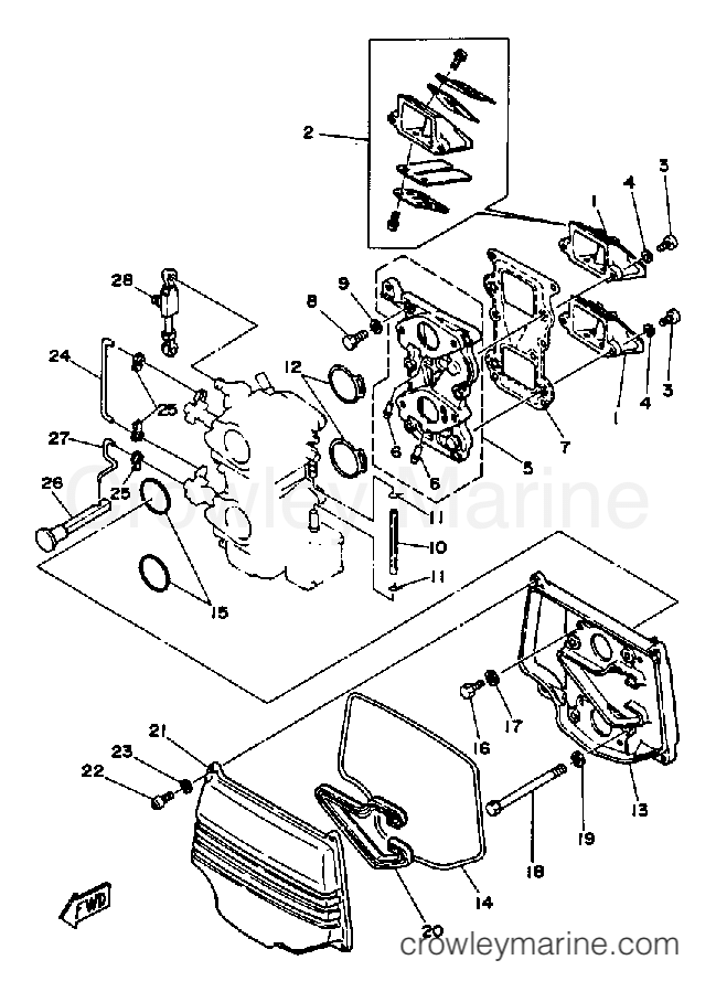 Yamaha Motors 25MSHP - INTAKE