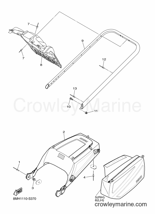 Yamaha Motors SRS10SD (8MH1) [010] - BUMPER