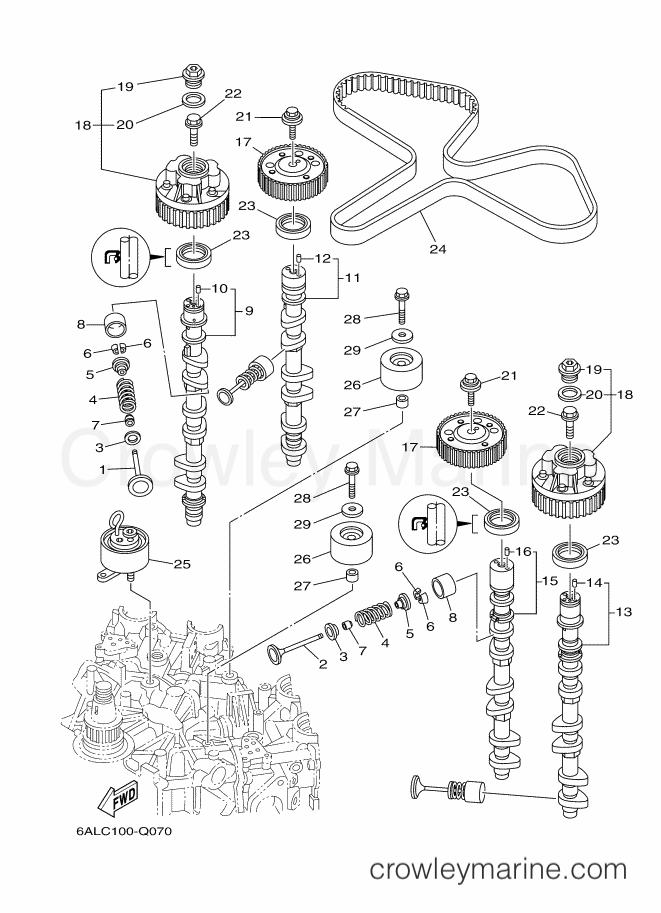 Yamaha Motors F250A (6P2E) [220] - VALVE