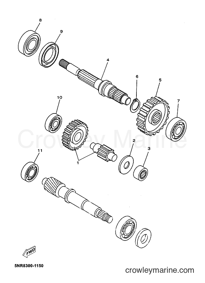 Yamaha Motors YP180E (5XM2) [010] - TRANSMISSION