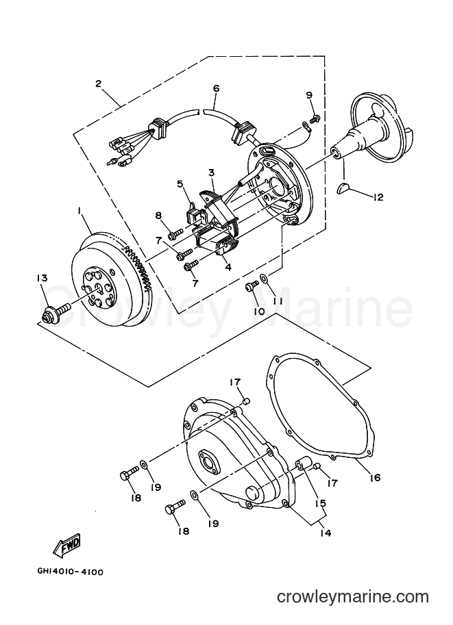 Yamaha Motors XL700-B (F0MD) [010] - GENERATOR