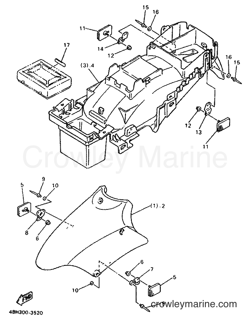 Yamaha Motors GTS1000A (4FE3) [99A] - ALTERNATE FOR CHASSIS