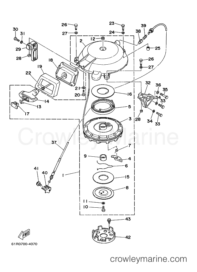 Yamaha Motors 30G (61T) [090] - STARTER