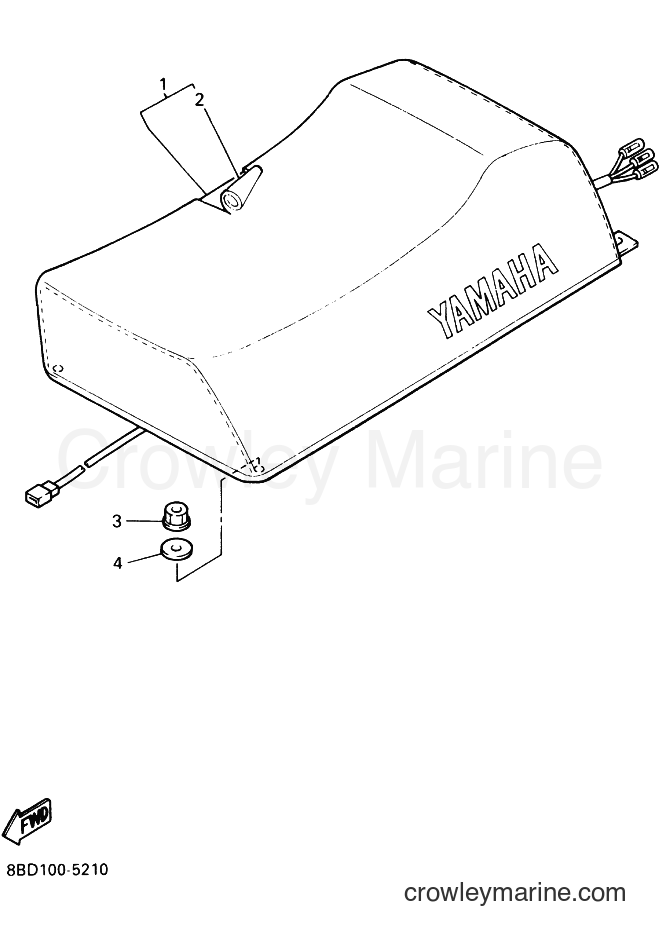 Yamaha Motors BR250T (8BDB) [010] - SEAT