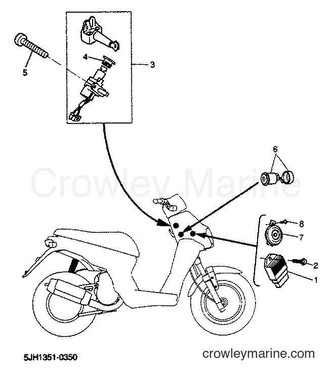 2001 Scooter EW50 - EW50 (5LH3) [020] - ELECTRICAL 1