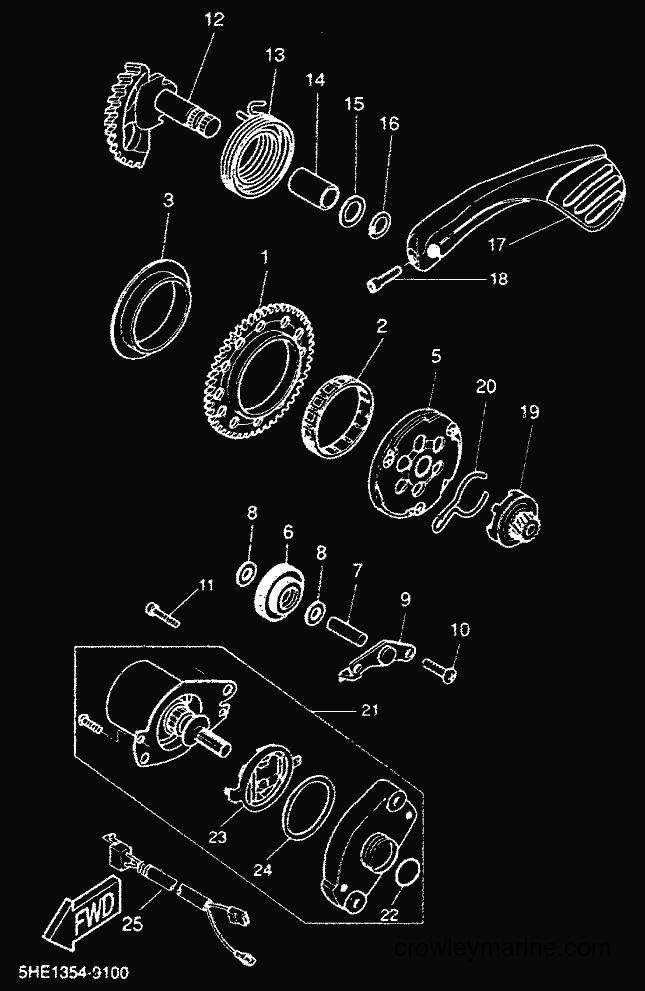 Yamaha Motors YQ50 (5KH3) [010] - STARTER