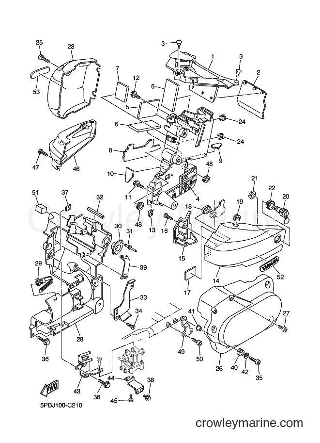 Yamaha Motors XVS1100 (3B87) [010] - SIDE COVER