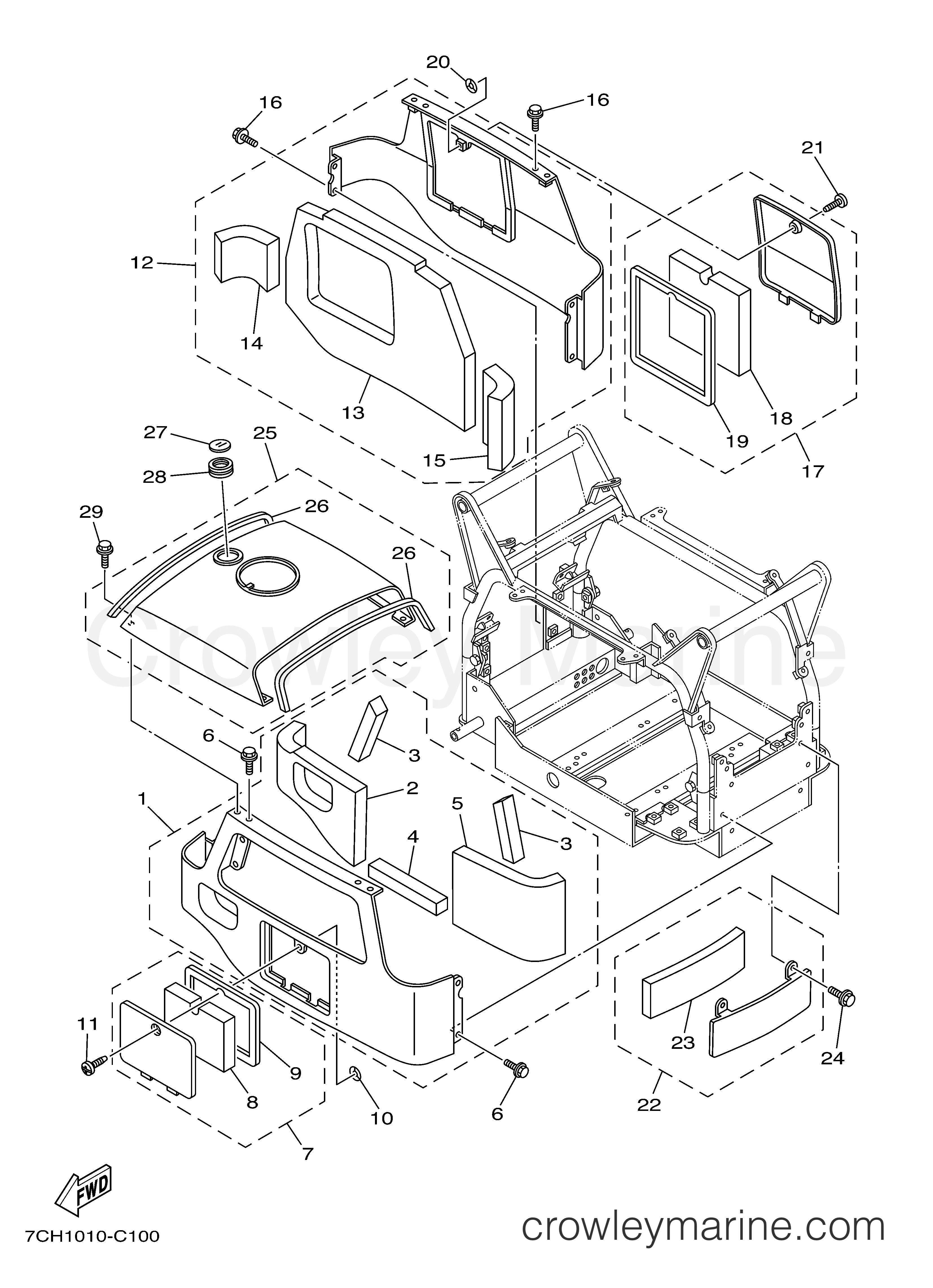 Yamaha Motors EF30ISEJ - FRAME 2