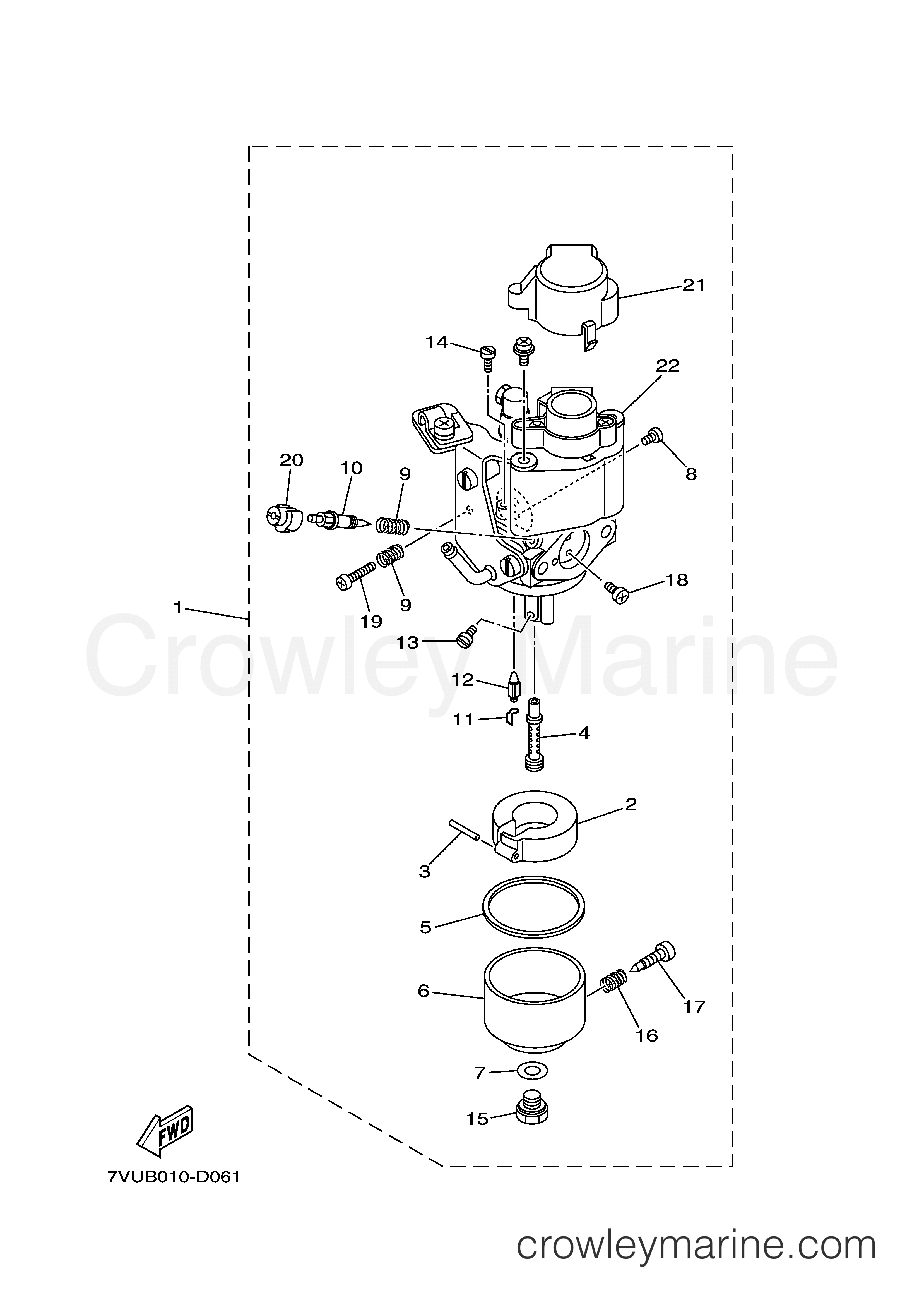 Yamaha Motors YG2800IH - CARBURETOR