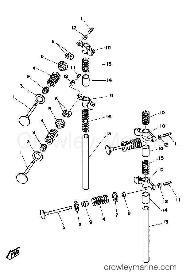 Yamaha Motors FT9.9EXD - VALVE