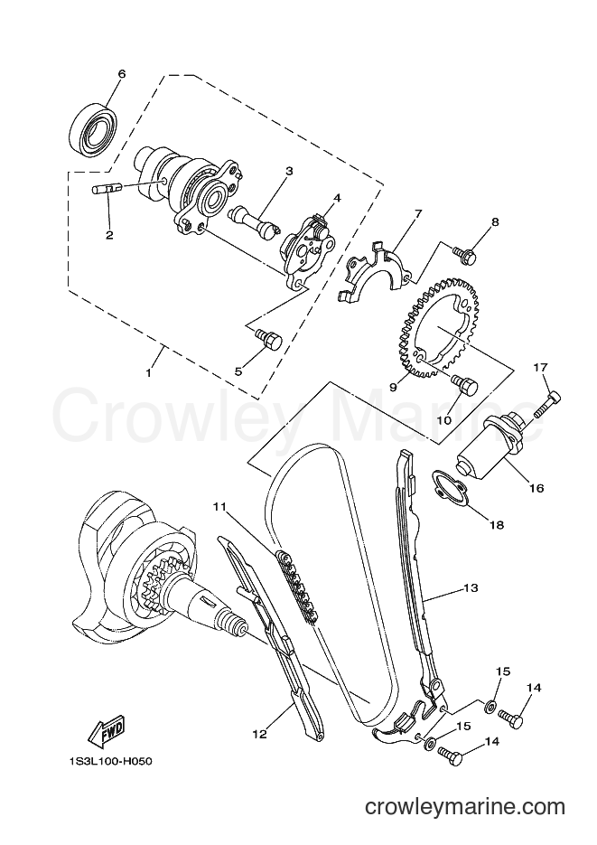2016 ATV YFM700R - YFM700R (2LS6) [010] - CAMSHAFT & CHAIN