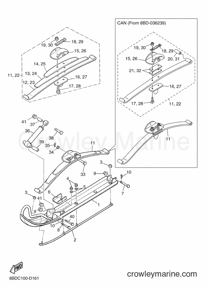 Yamaha Motors BR250T (8BDC) [010] - SKI