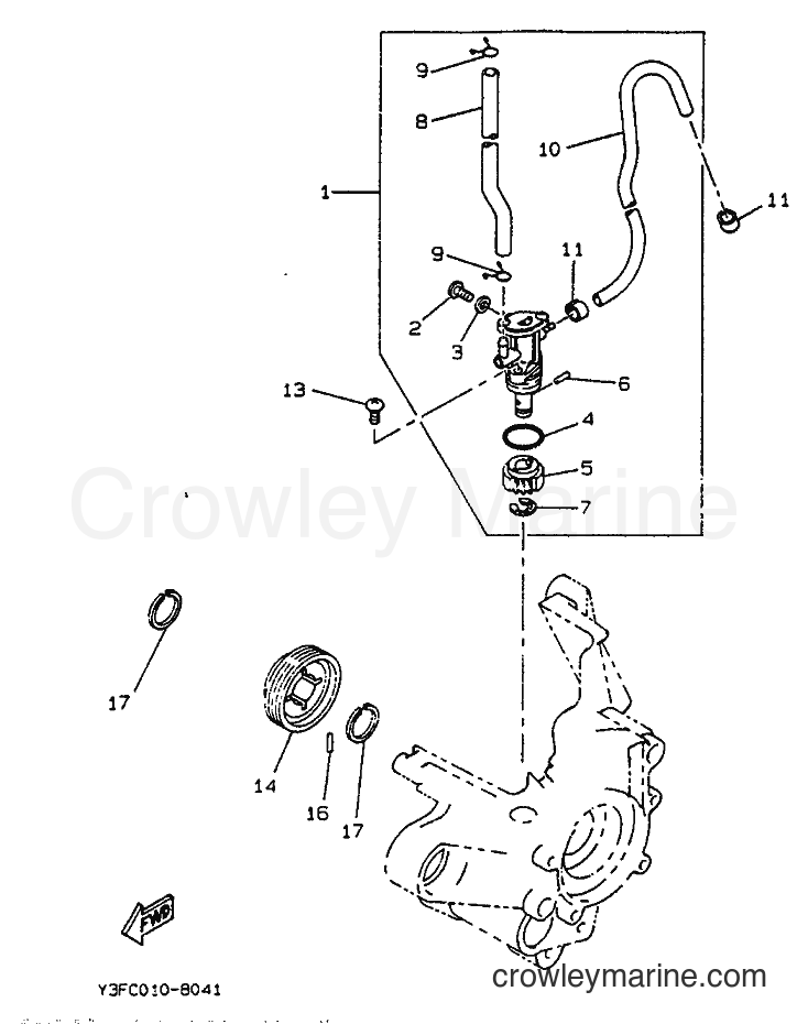 1991 Scooter CW50 - CW50 (4BX1) [999] - OIL PUMP