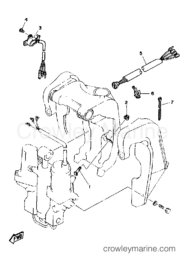 Yamaha Motors CV85ELD - POWER TRIM  TILT SENDER