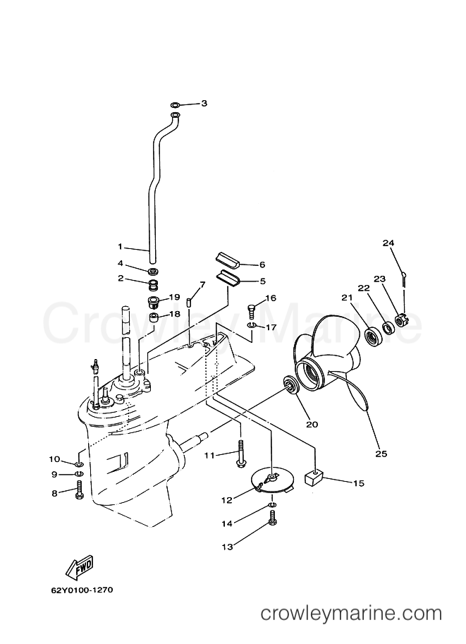 Yamaha Motors F50AET (62Y2) [080] - LOWER CASING & DRIVE 2