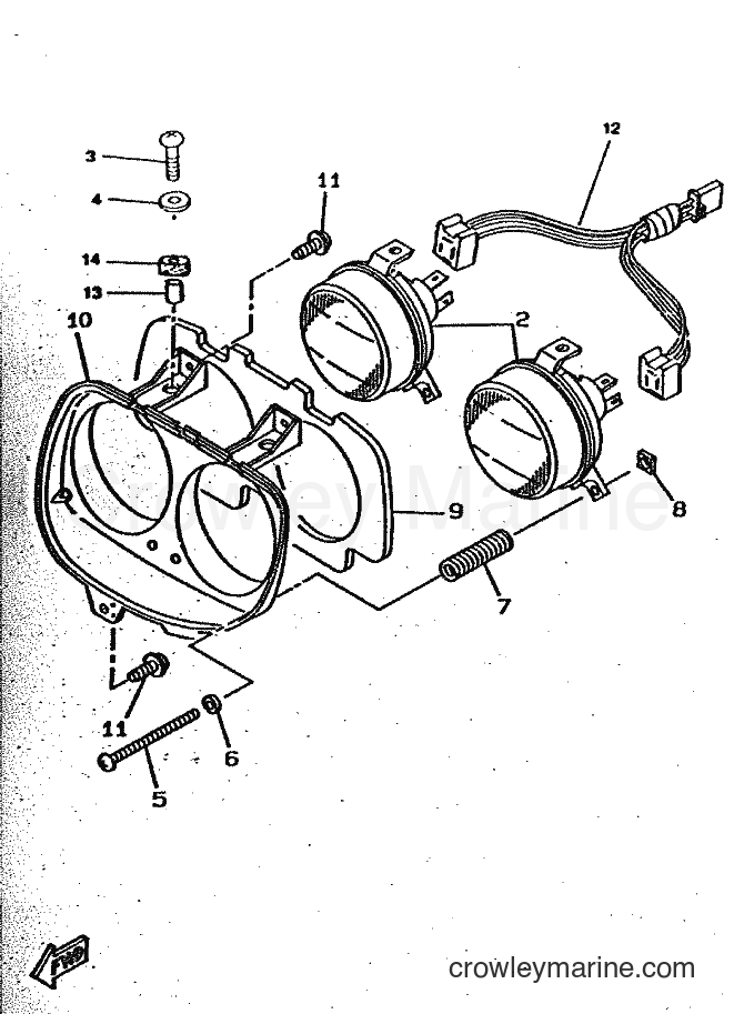 Yamaha Motors CW50 (4RW3) [020] - HEADLIGHT
