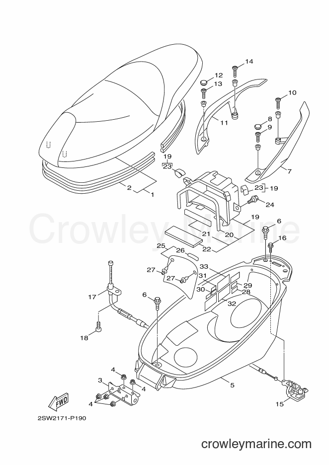 Yamaha Motors XC155 (2SW2) [010] - SEAT