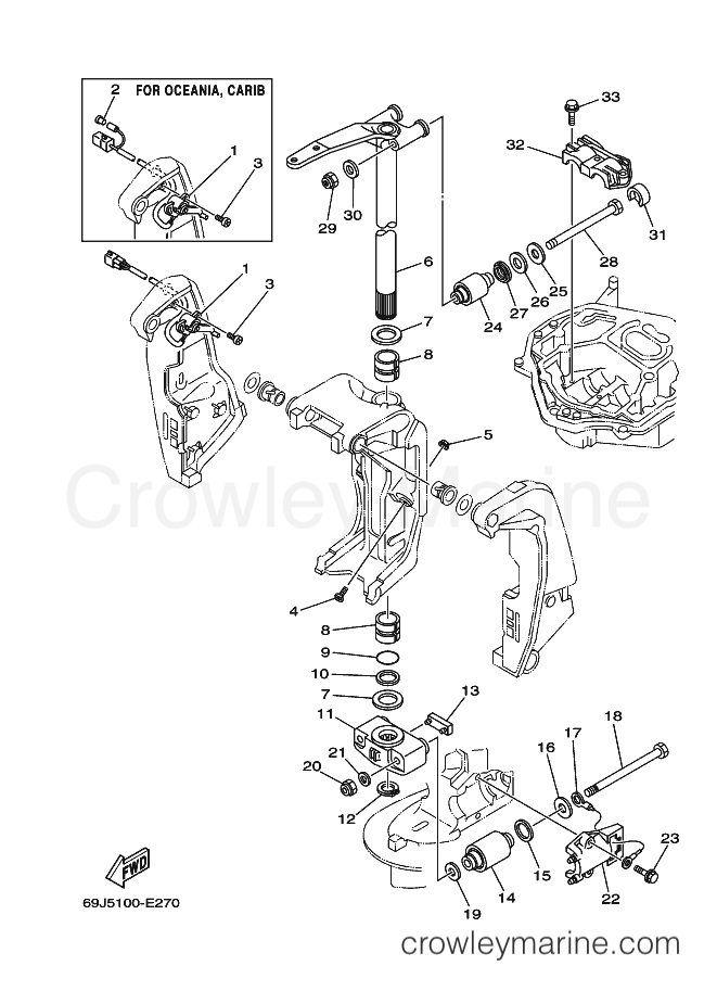 Yamaha Motors LF200TXR (60M5) [030] - BRACKET 2