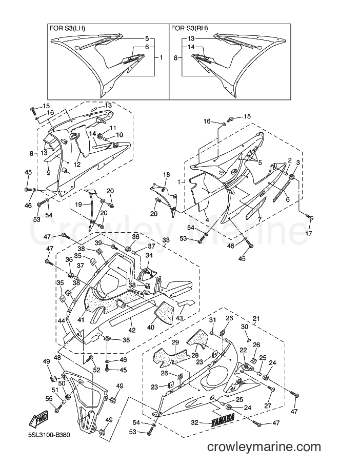 Yamaha Motors YZF-R6 (5SL5) [010] - COWLING 2