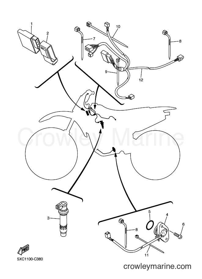 2004 Dirt Bike YZ250F - YZ250F (5XC2) [040] - ELECTRICAL 1