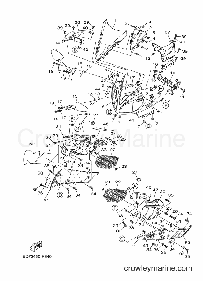 2015 Sport Bike YZF-R15 - YZF-R15 (2PL3) [010] - WINDSHIELD