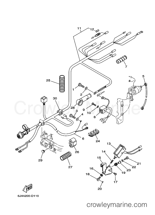 Yamaha Motors E40JMHL (6J4A) [120] - ELECTRICAL 3