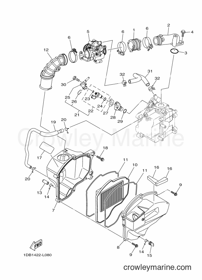 Yamaha Motors AT125FC (2XC4) [010] - INTAKE
