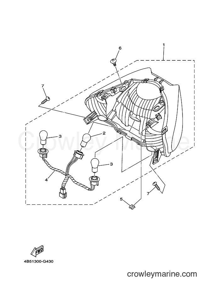 Yamaha Motors XP500A (1LD3) [010] - TAILLIGHT