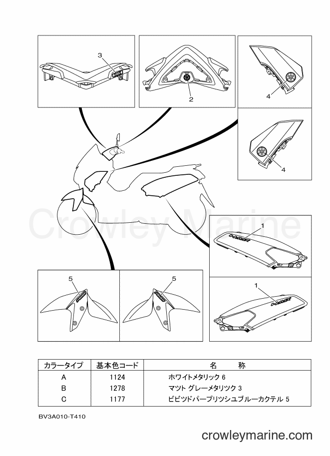 Yamaha Motors GPD125-A (BV3A) [010] - GRAPHIC & EMBLEM