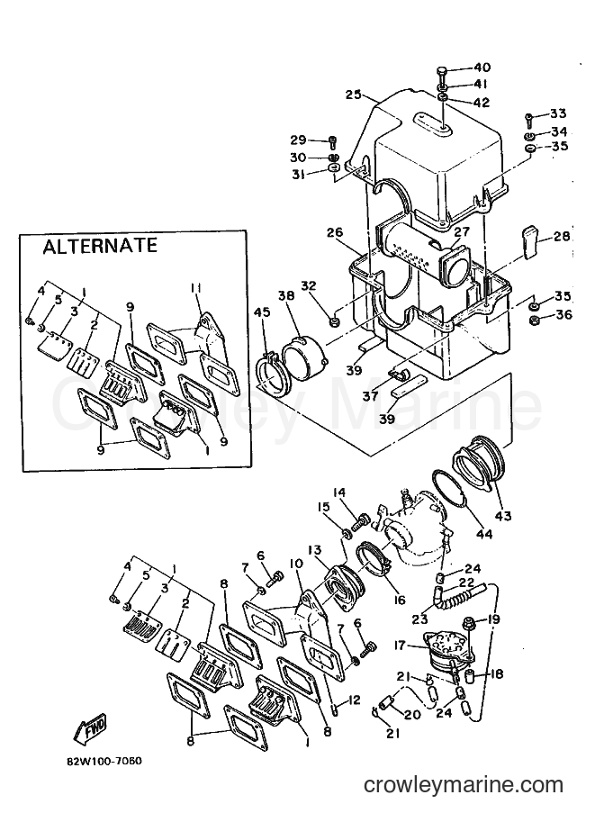 1988 Snowmobile SR540 - SR540 (84L0) [010] - INTAKE
