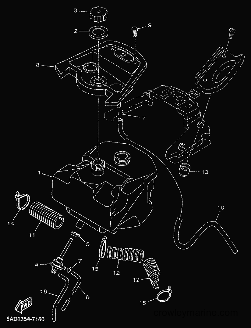 2000 Scooter YN50 - YN50 (5BX5) [010] - FUEL TANK