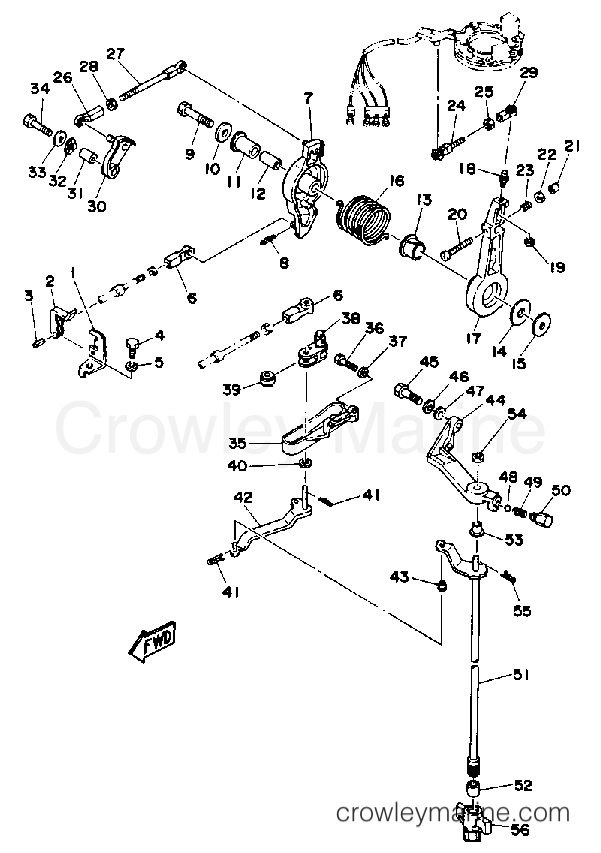 Yamaha Motors C85TLRP - CONTROL ENGINE